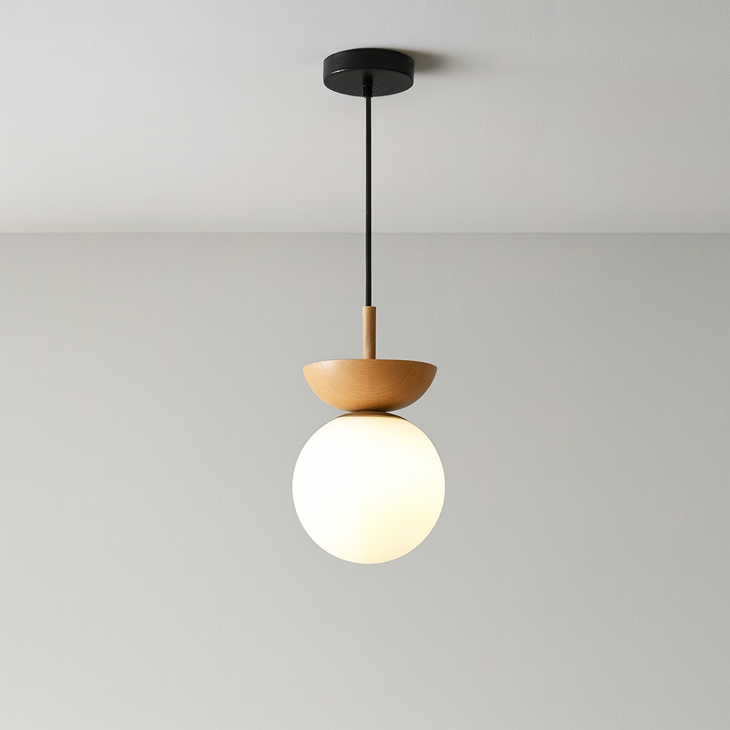 Japanese Nordic Pendant Lamp | Minimalist Design with Soft LED Lighting 5