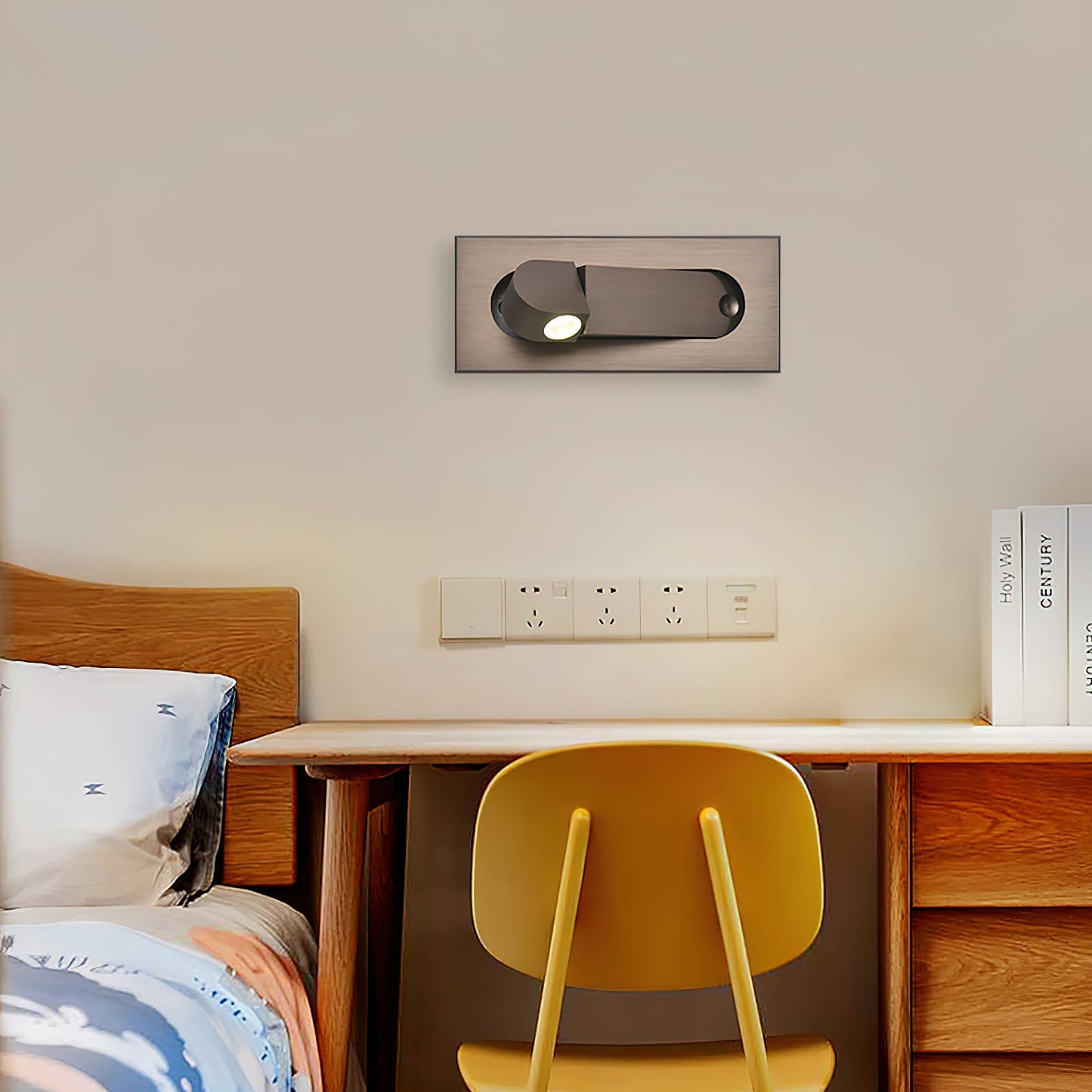 LED Bedside Lamp | Adjustable Head with Dimmable Brightness 3
