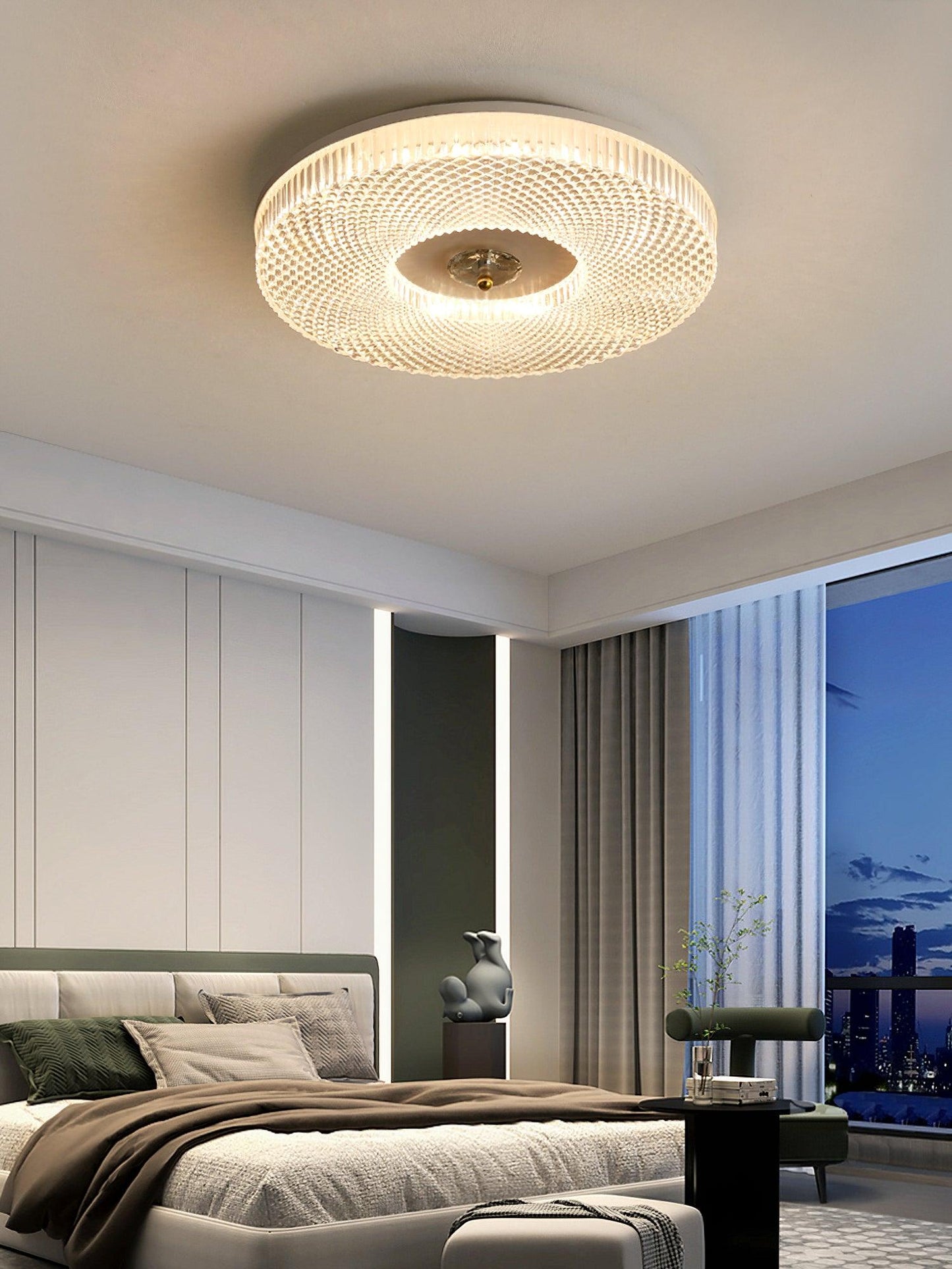LED Flush Mount Ceiling Light | Dimmable Acrylic Diffuser for Modern Spaces 5