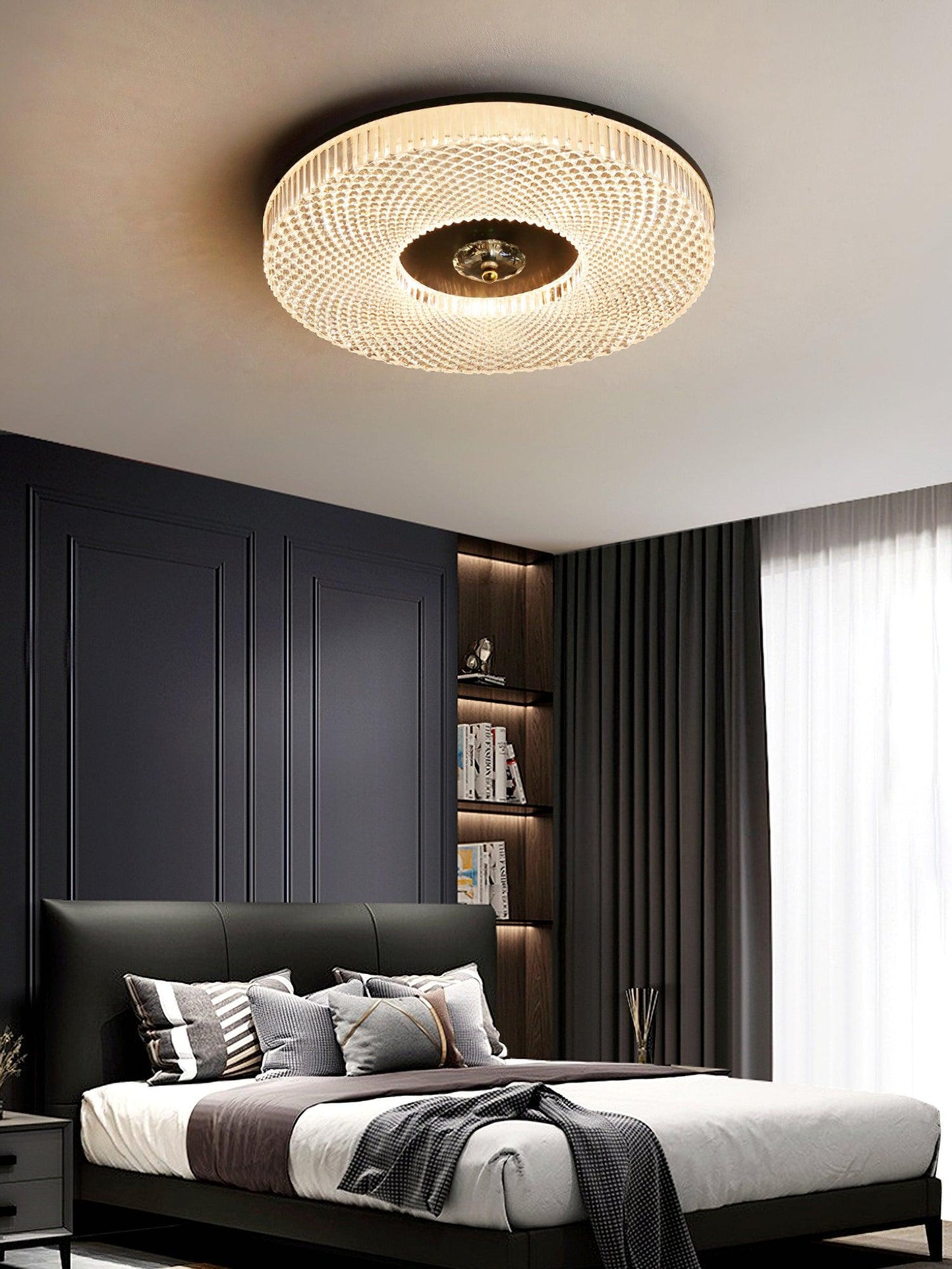LED Flush Mount Ceiling Light | Dimmable Acrylic Diffuser for Modern Spaces 6