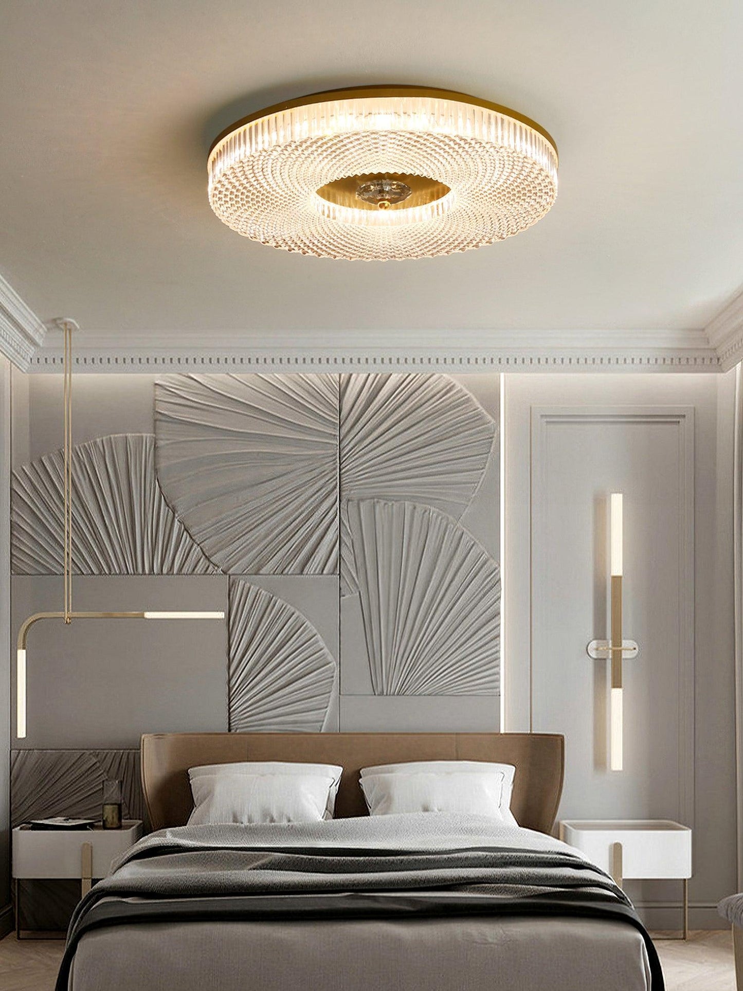 LED Flush Mount Ceiling Light | Dimmable Acrylic Diffuser for Modern Spaces 7