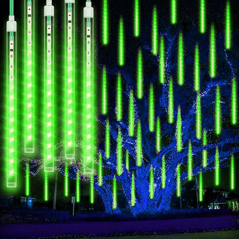 LED Water Drop Lights | Enchanting Outdoor Meteor Shower Effect 11