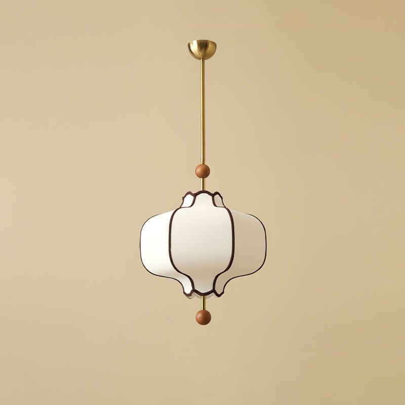 Lantern Pendant Light | Elegant Fabric Design for Warm Ambiance 1