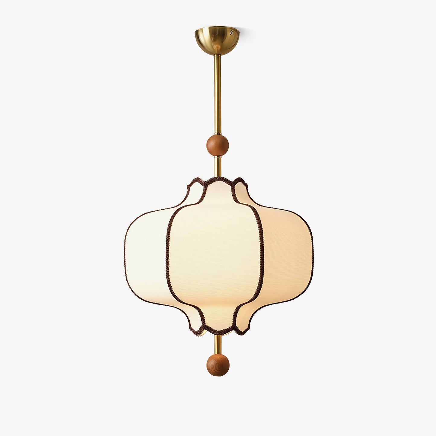 Lantern Pendant Light | Elegant Fabric Design for Warm Ambiance 2