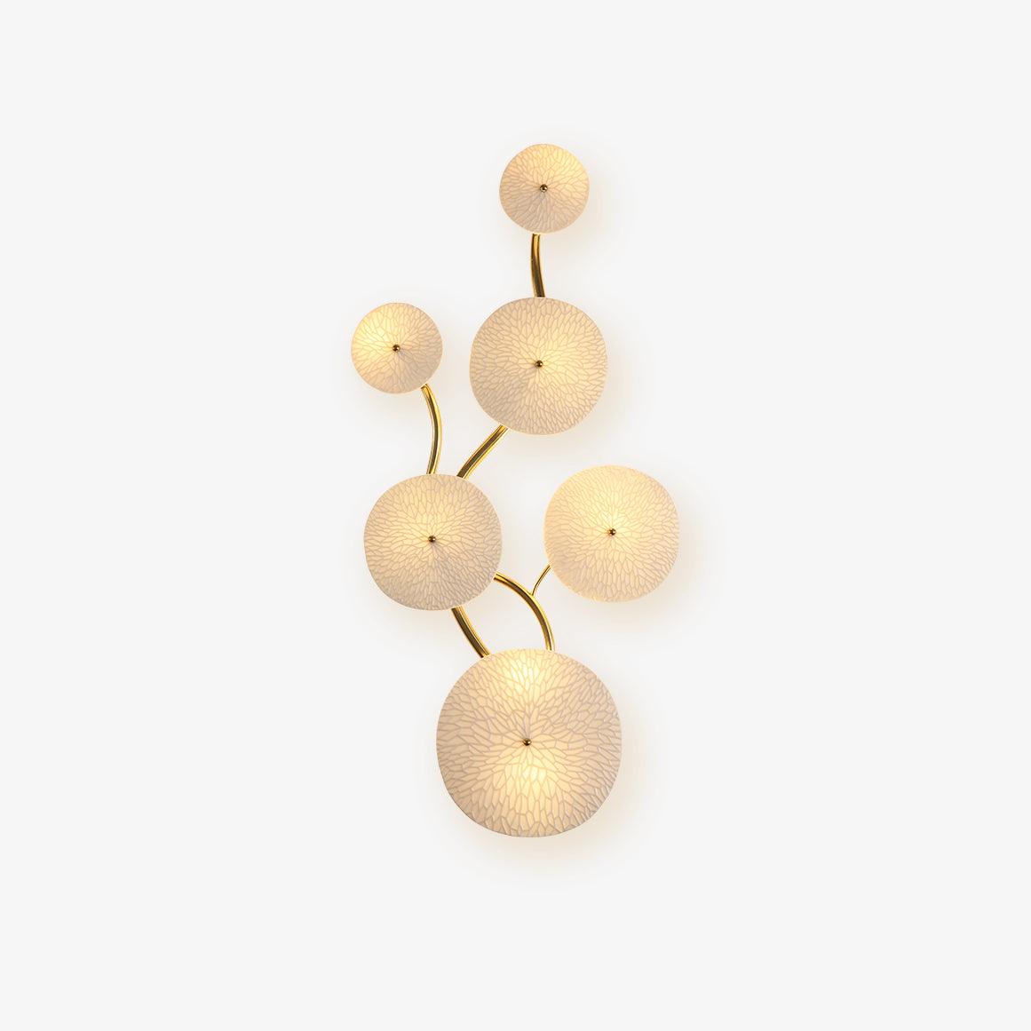 Lotus Petal Wall Sconce | Nature-Inspired Ceramic Design with Warm LED Light 2