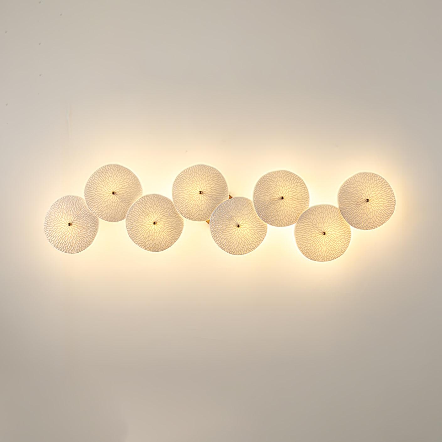 Lotus Petal Wall Sconce | Nature-Inspired Ceramic Design with Warm LED Light 11