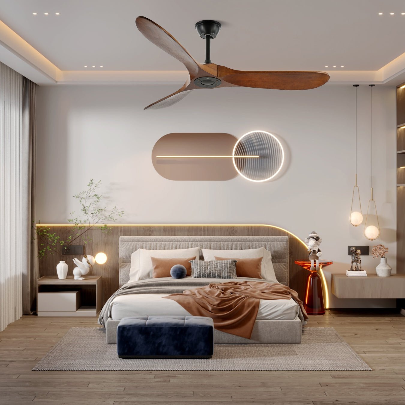 Low Profile Ceiling Fan | Efficient Airflow with Quiet Operation 4