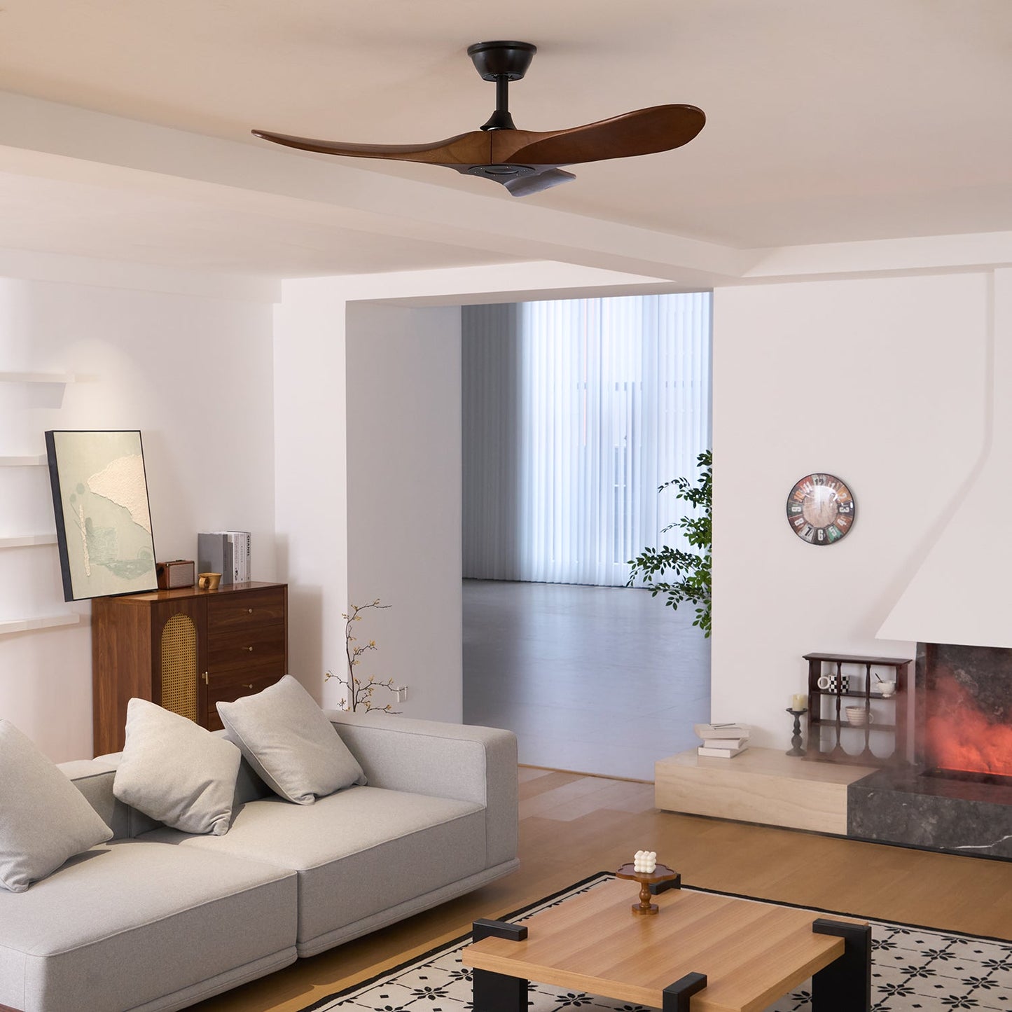 Low Profile Ceiling Fan | Efficient Airflow with Quiet Operation 7