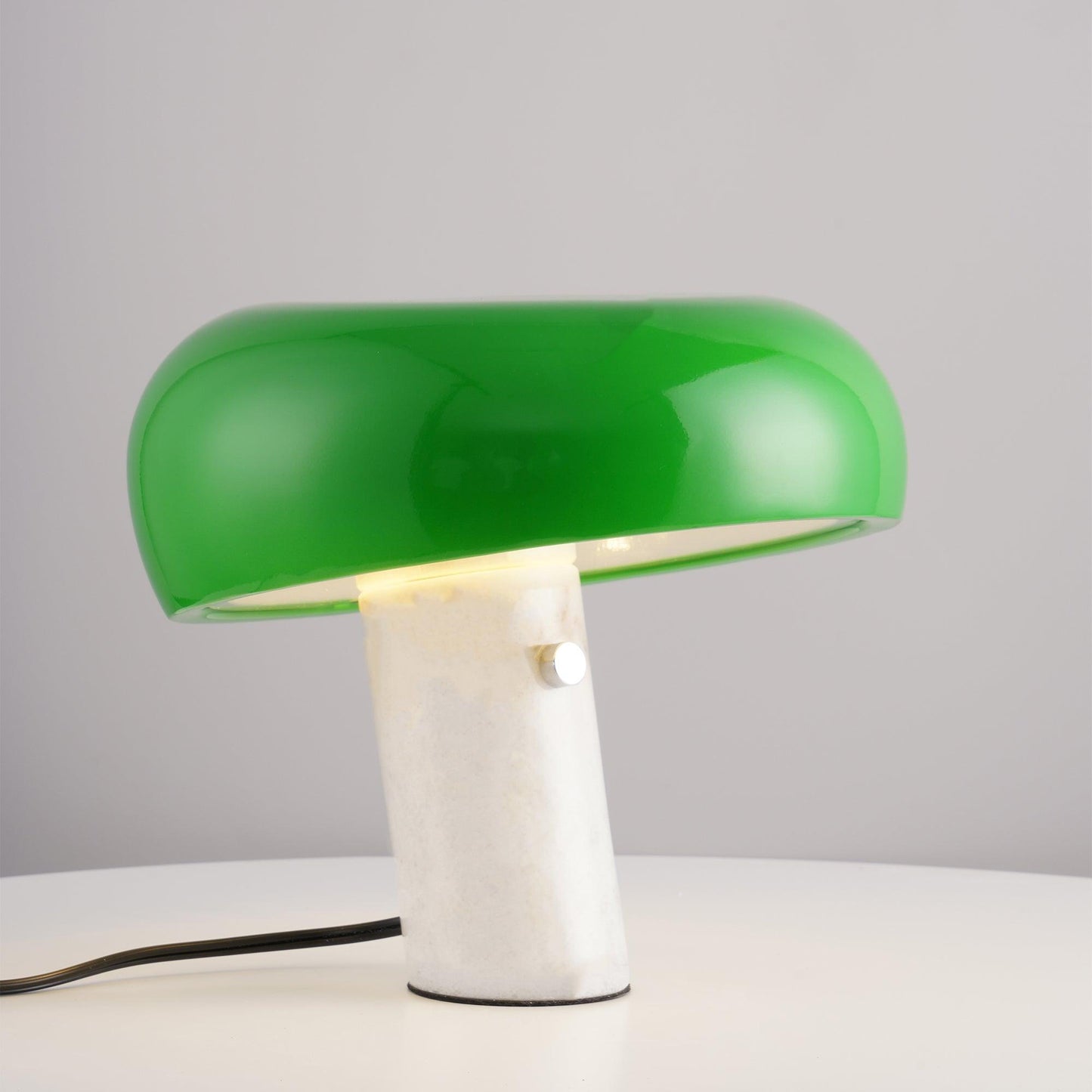 Marble Table Lamp | Elegant Carrara Base for Bedside or Desk 11