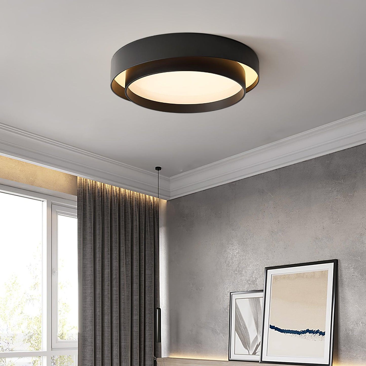 Flush Mount Ceiling Light | Stylish Cylinder Design with Dimmable LED Options 7