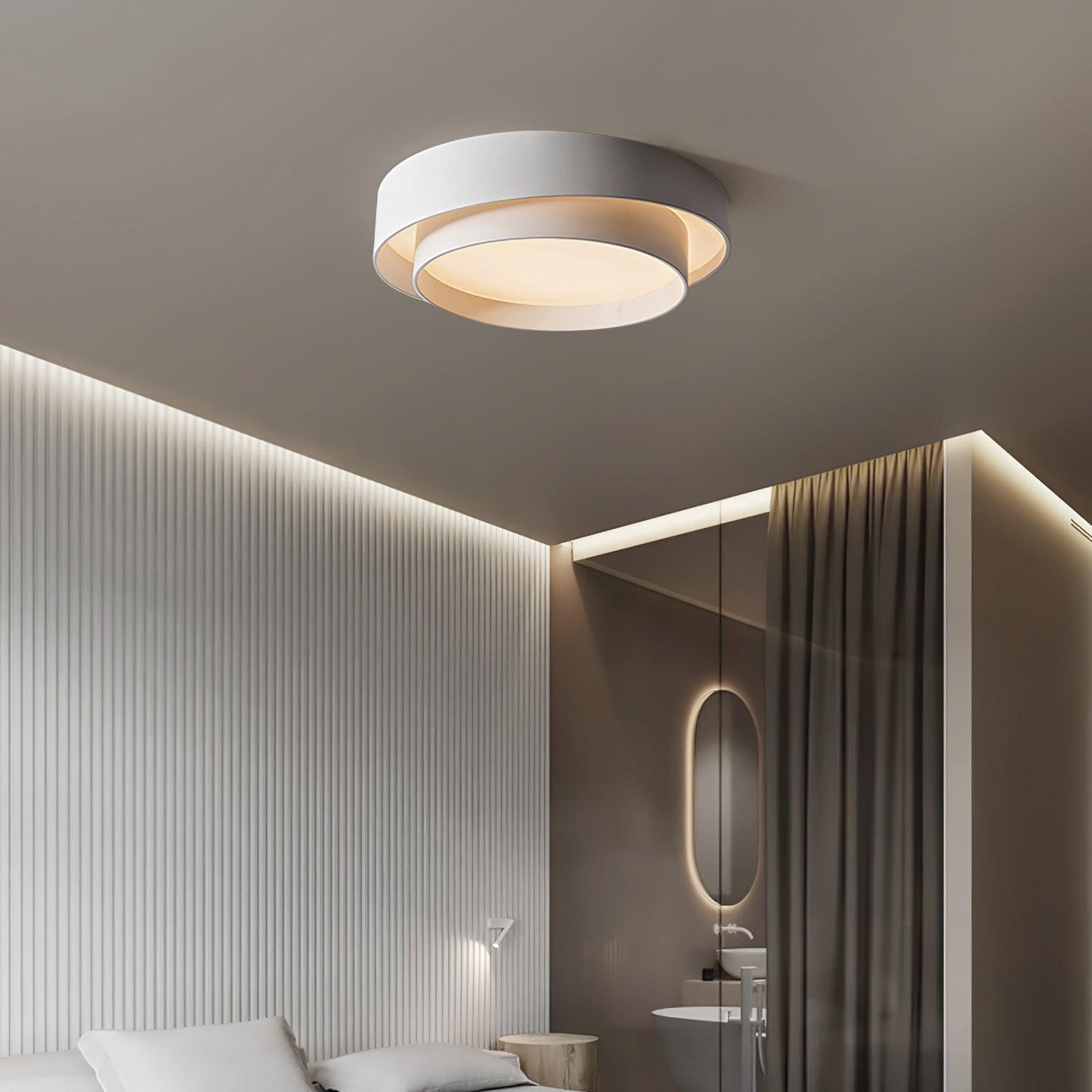 Flush Mount Ceiling Light | Stylish Cylinder Design with Dimmable LED Options 8