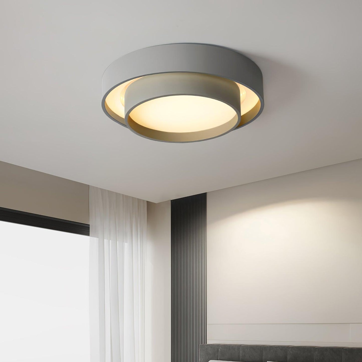 Flush Mount Ceiling Light | Stylish Cylinder Design with Dimmable LED Options 9
