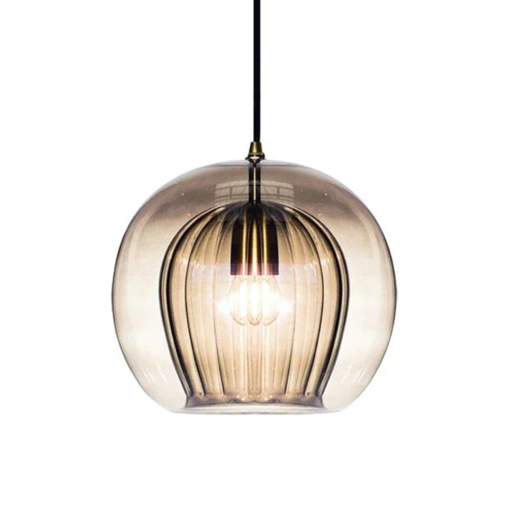 Minimalist Pendant Lamp | Sleek Glass Shade for Kitchen Lighting 15