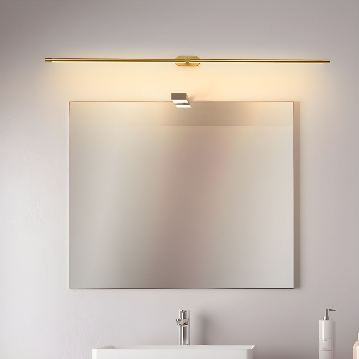 Minimalist Wall Sconce | Rechargeable Touch Sensor with LED Lighting 4