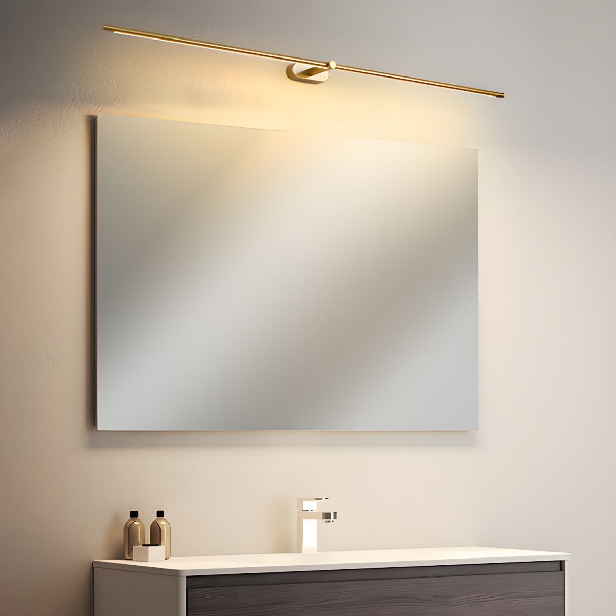 Minimalist Wall Sconce | Rechargeable Touch Sensor with LED Lighting 5