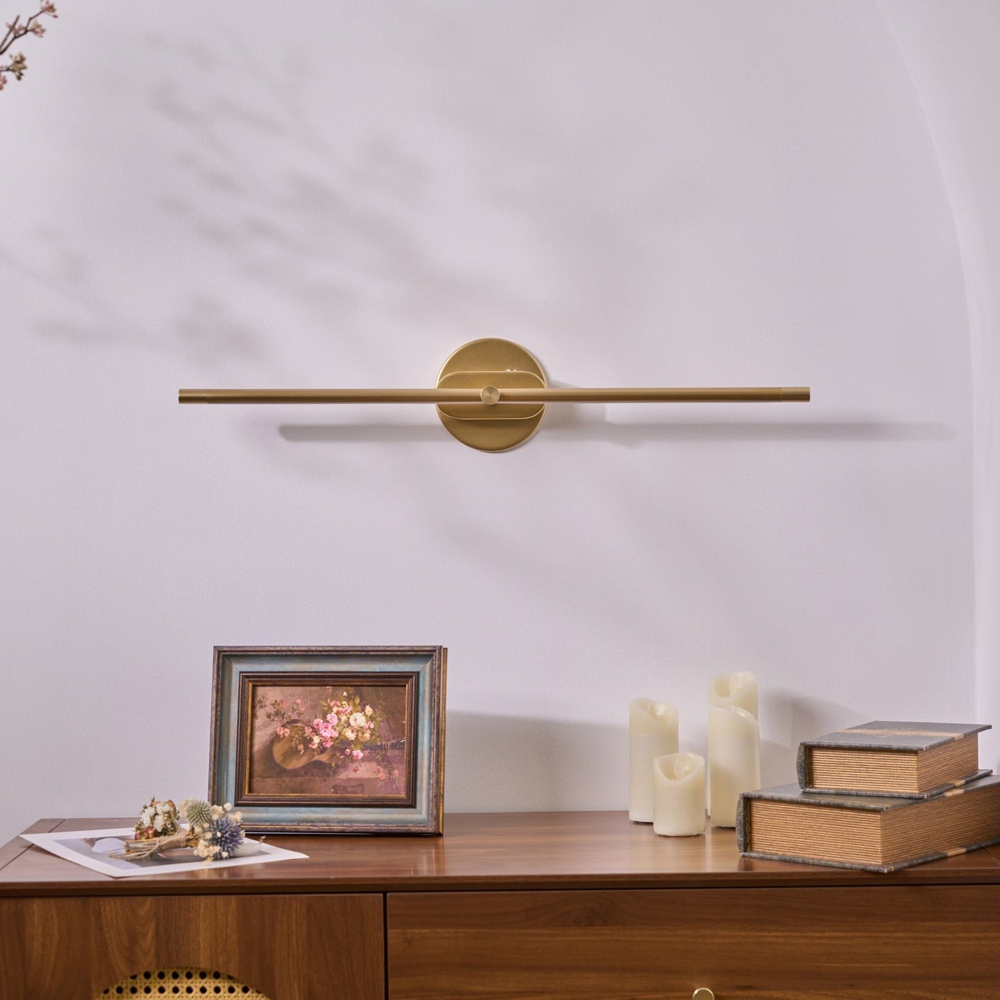 Minimalist Wall Sconce | Rechargeable Touch Sensor with LED Lighting 7