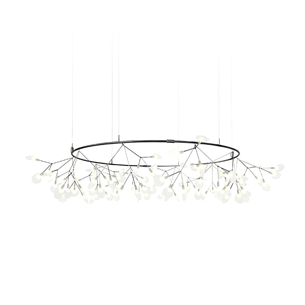 Modern Chandelier Light | Flower-Shaped Acrylic Design with Remote Control 12