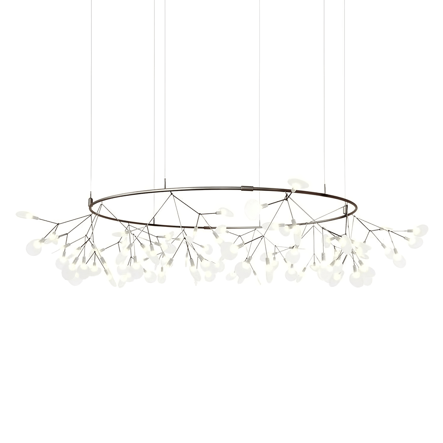 Modern Chandelier Light | Flower-Shaped Acrylic Design with Remote Control 15
