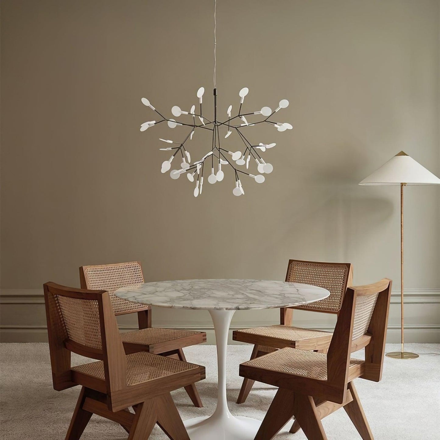 Modern Chandelier Light | Flower-Shaped Acrylic Design with Remote Control 6