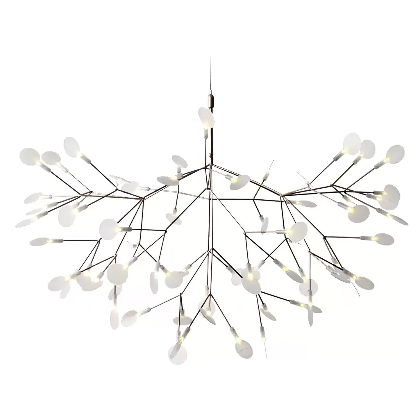 Modern Chandelier Light | Flower-Shaped Acrylic Design with Remote Control 10