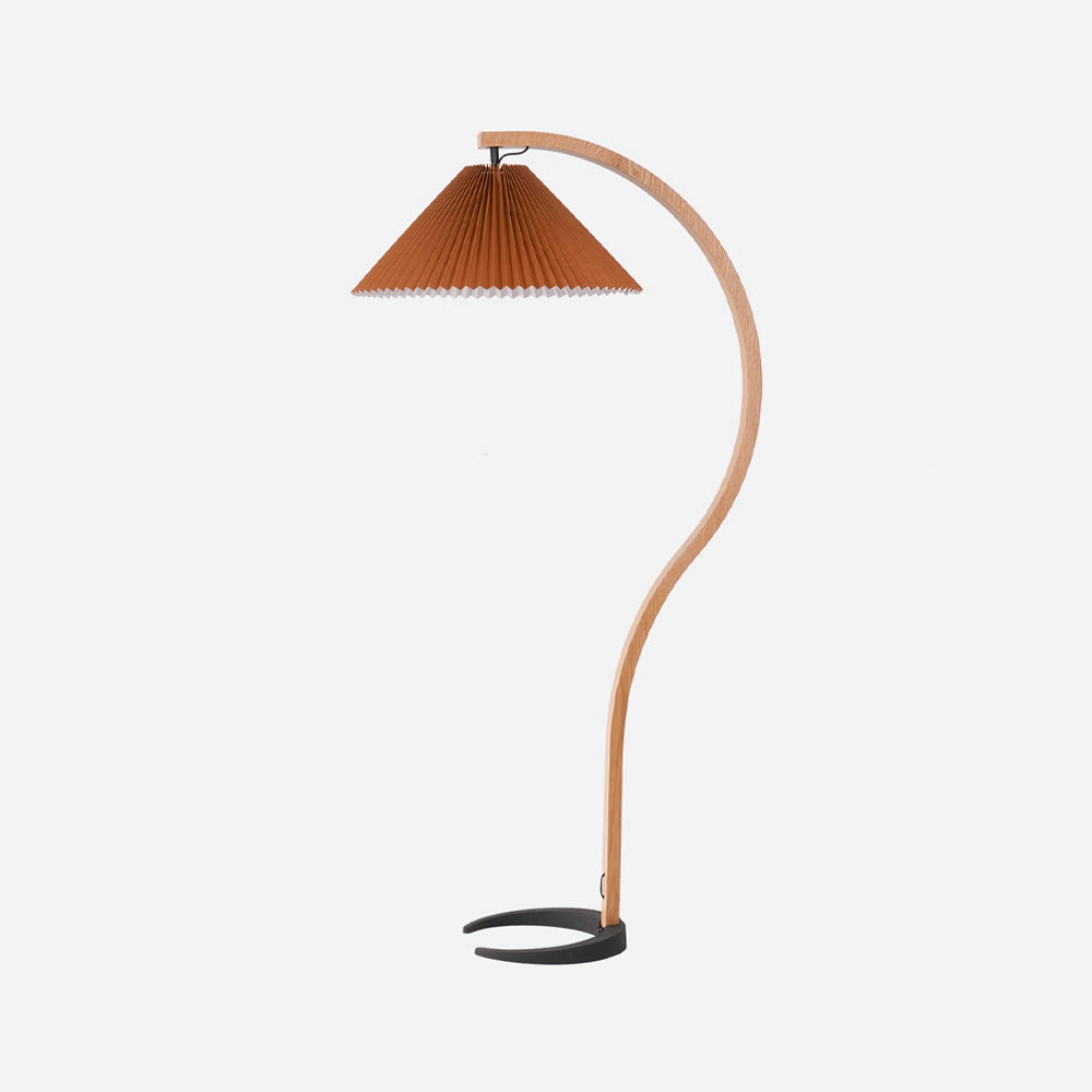 Scandinavian Floor Lamp | Unique Wood and Metal Design for Modern Spaces 11