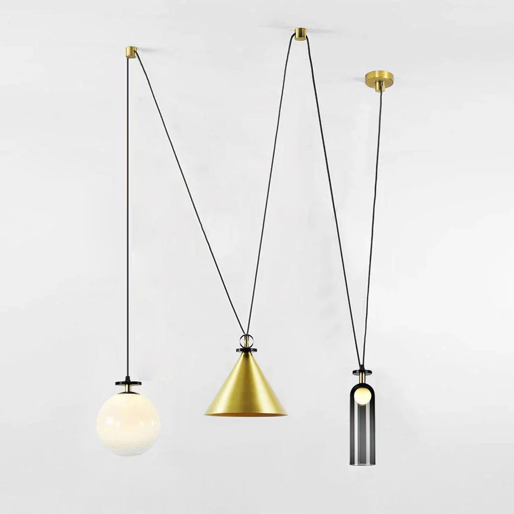 Modern Geometric Chandelier | Customizable Modular Design with Adjustable Height 12