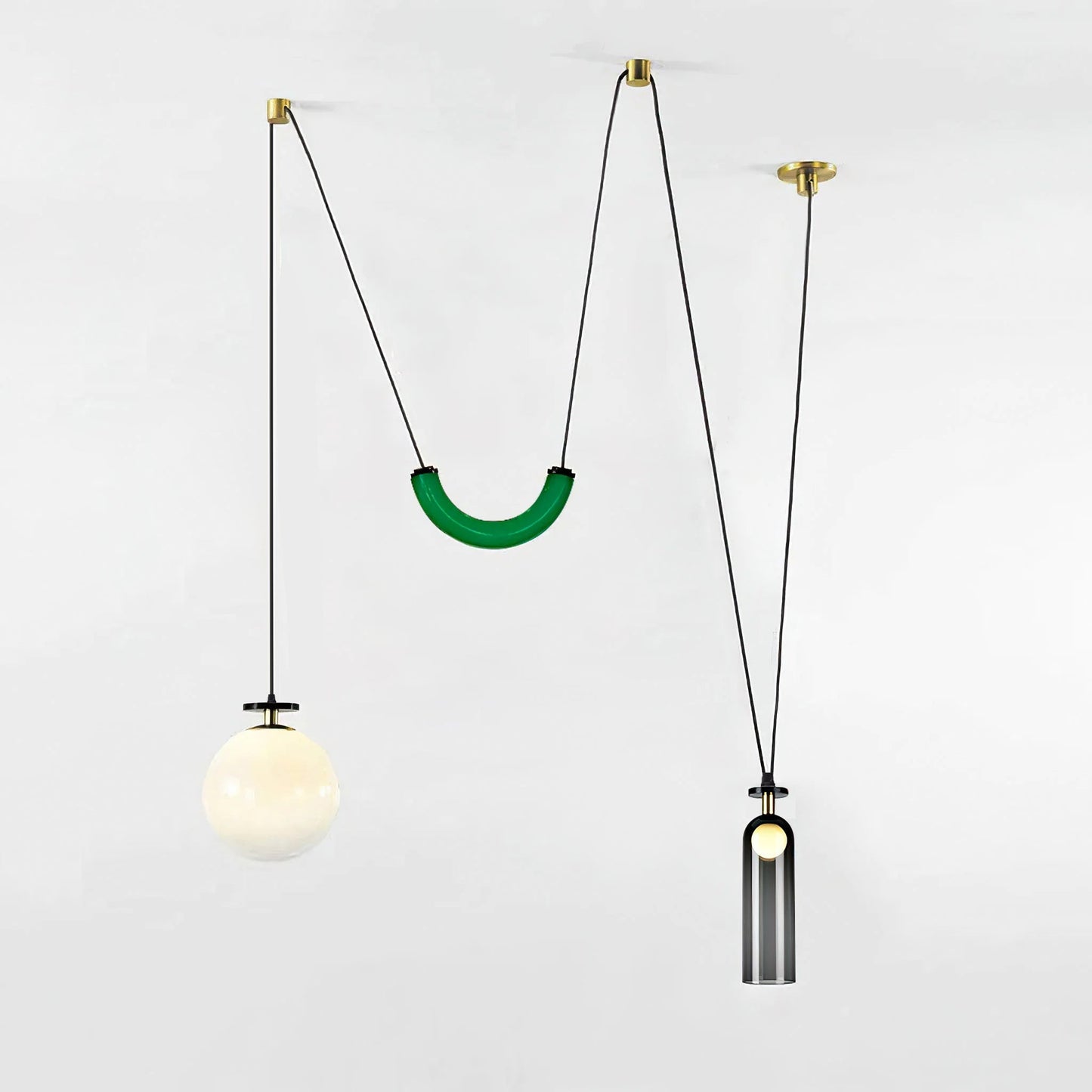 Modern Geometric Chandelier | Customizable Modular Design with Adjustable Height 16