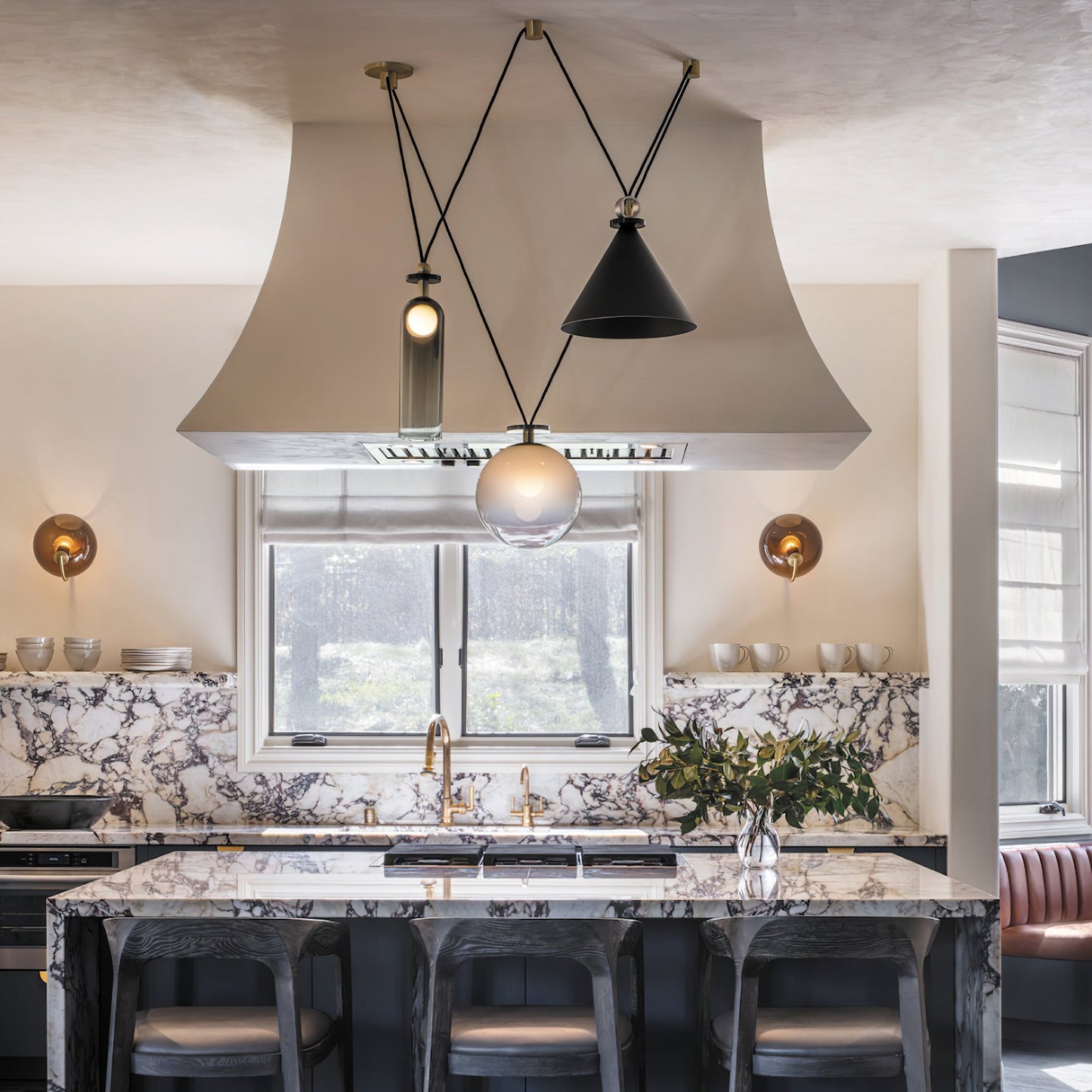Modern Geometric Chandelier | Customizable Modular Design with Adjustable Height 3
