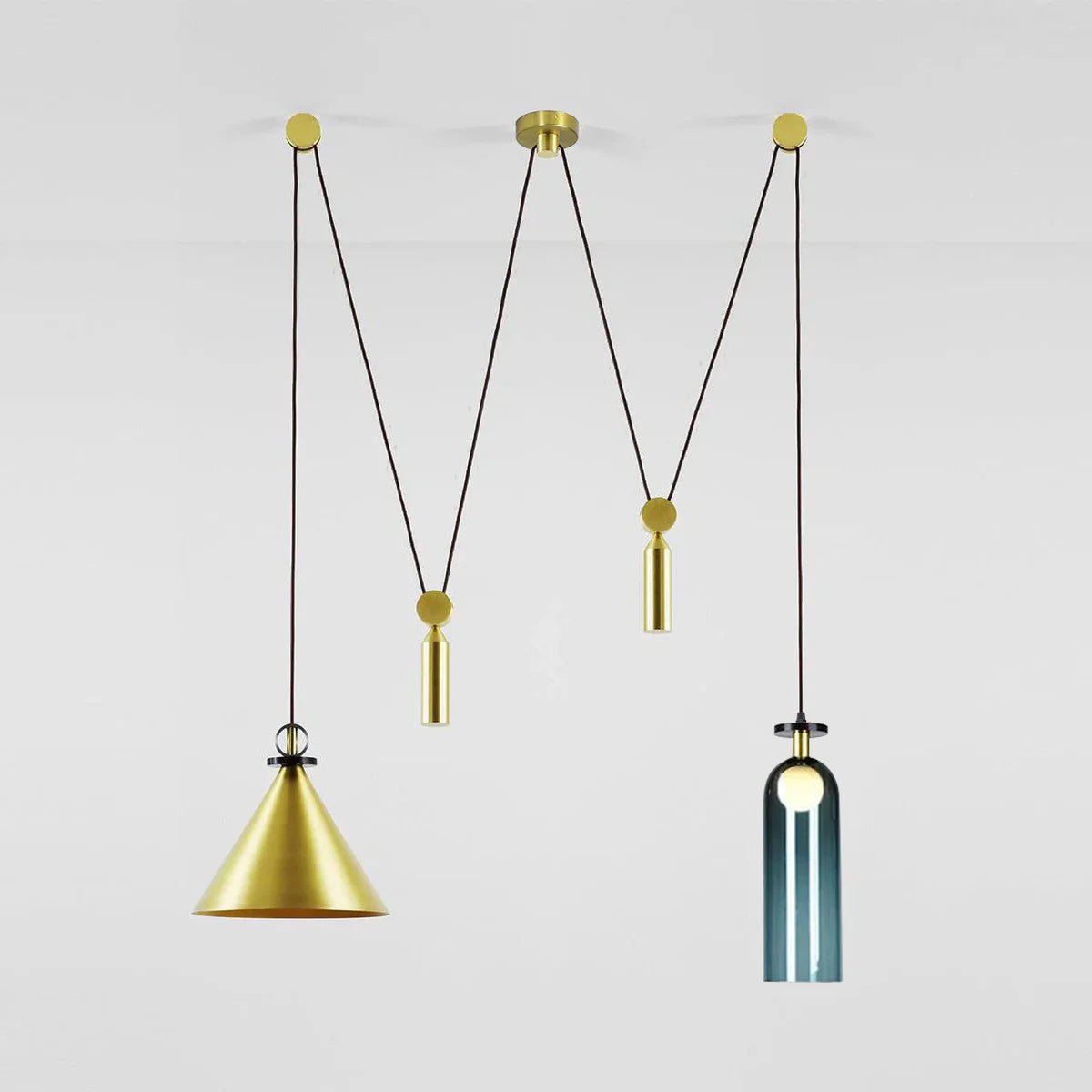Modern Geometric Chandelier | Customizable Modular Design with Adjustable Height 21