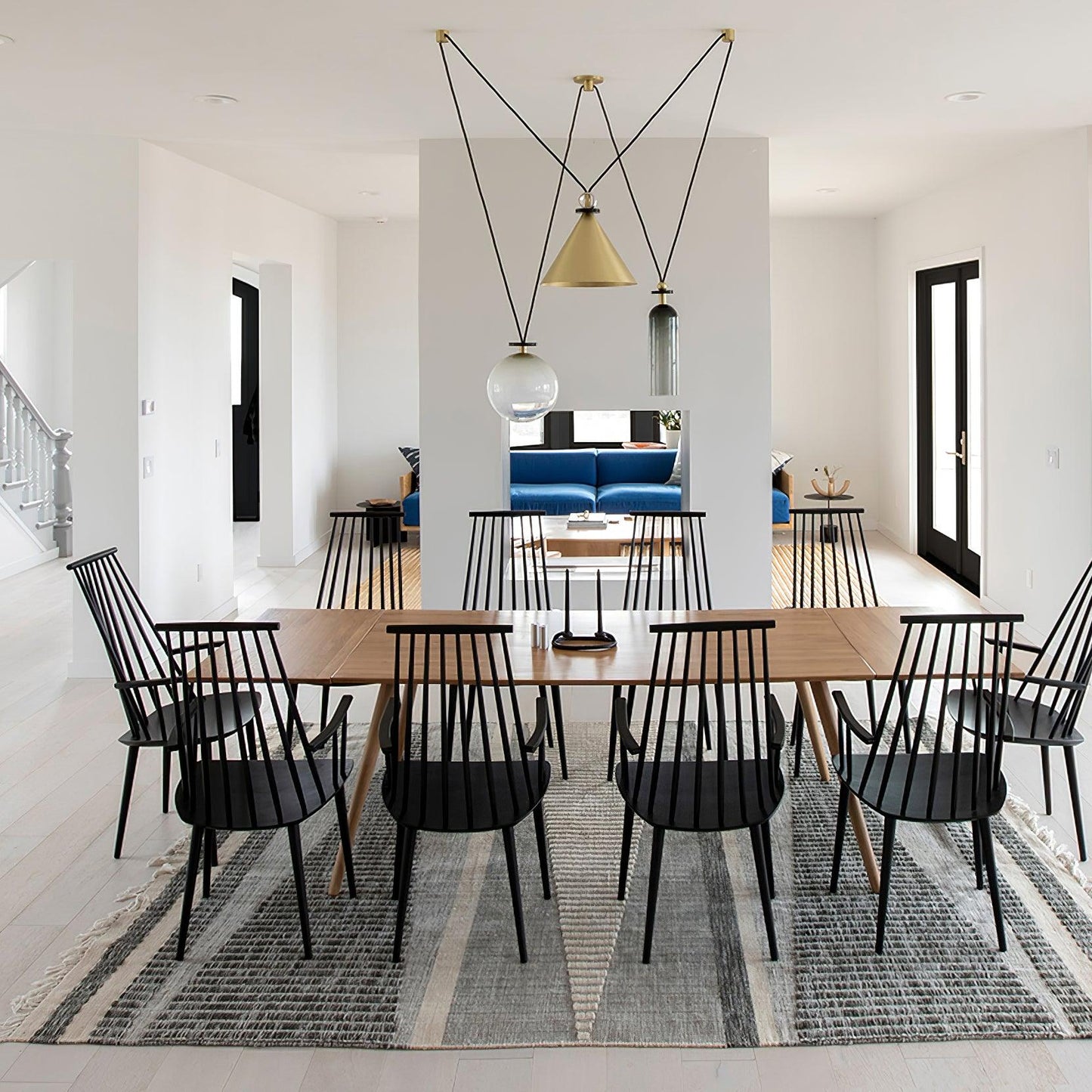 Modern Geometric Chandelier | Customizable Modular Design with Adjustable Height 7