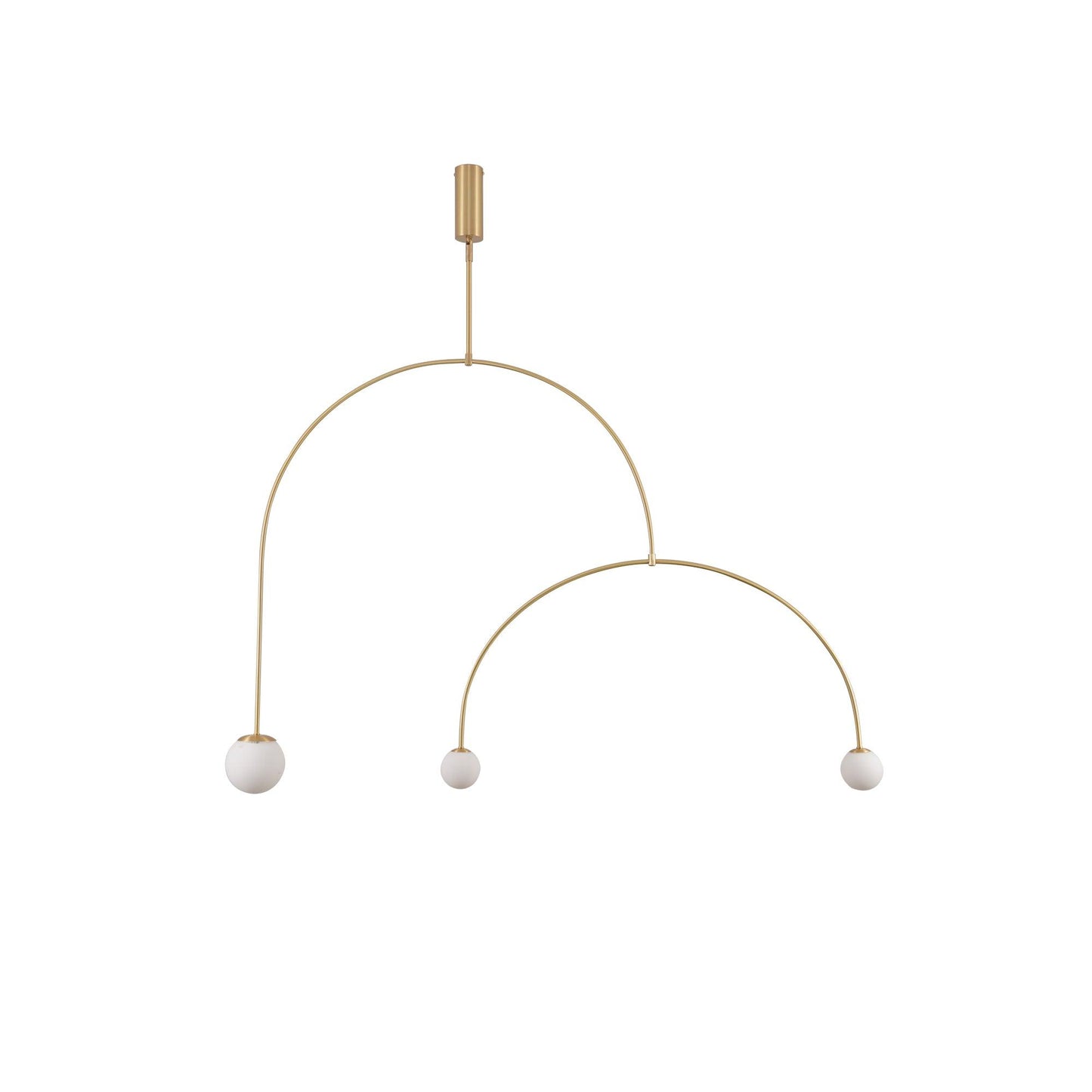 Modern Gold Chandelier | Minimalist Design with Adjustable Height 15