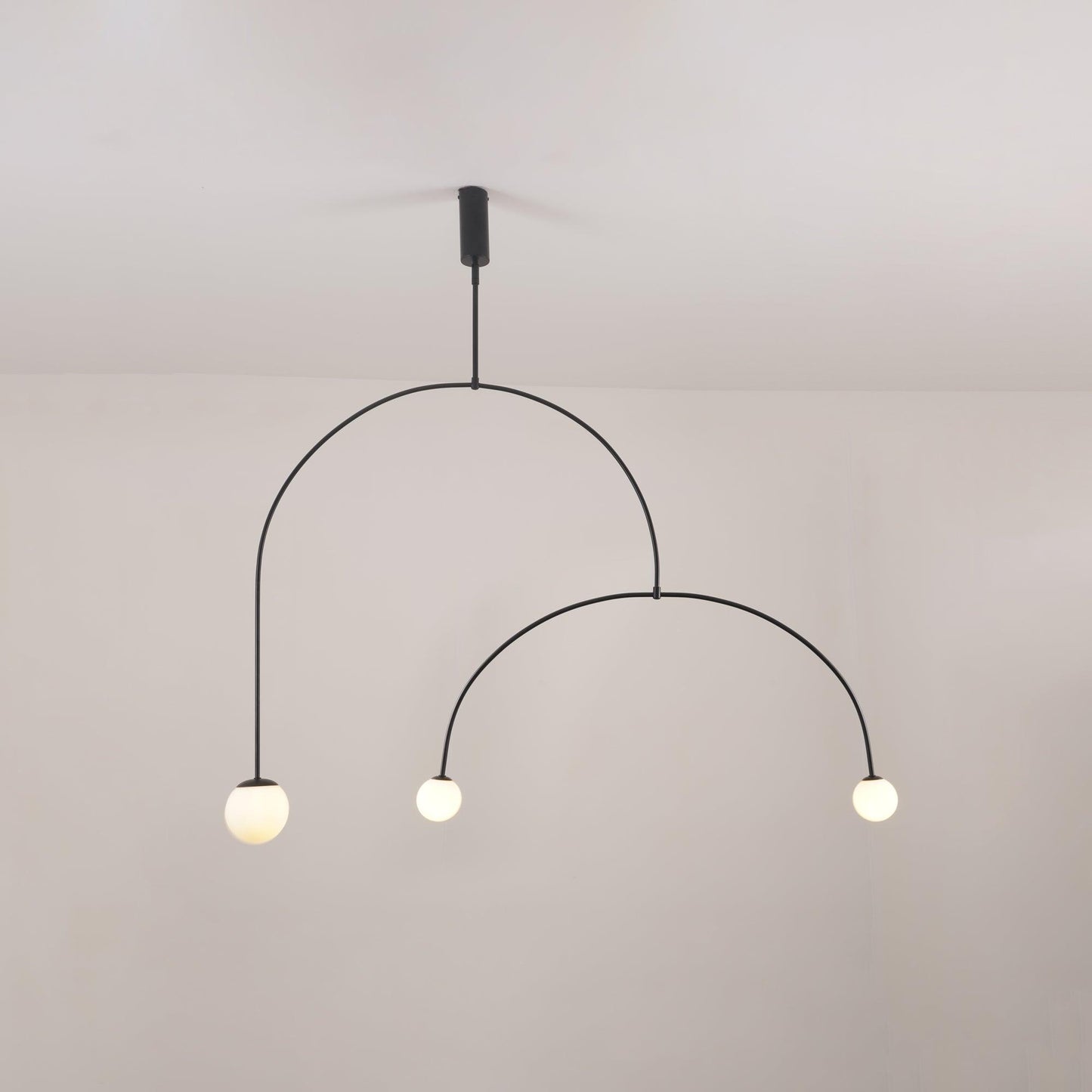 Modern Gold Chandelier | Minimalist Design with Adjustable Height 4