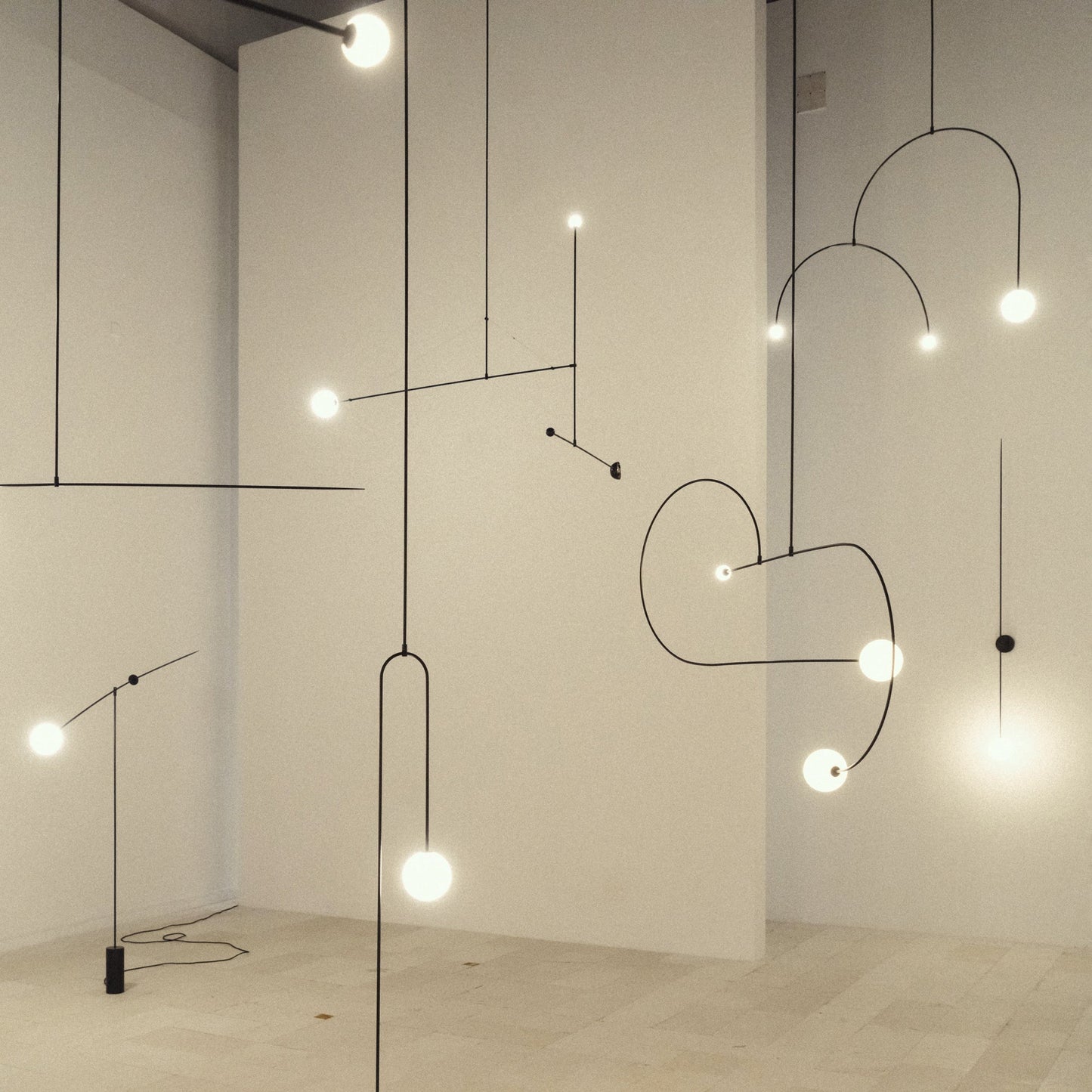 Modern Gold Chandelier | Minimalist Design with Adjustable Height 7