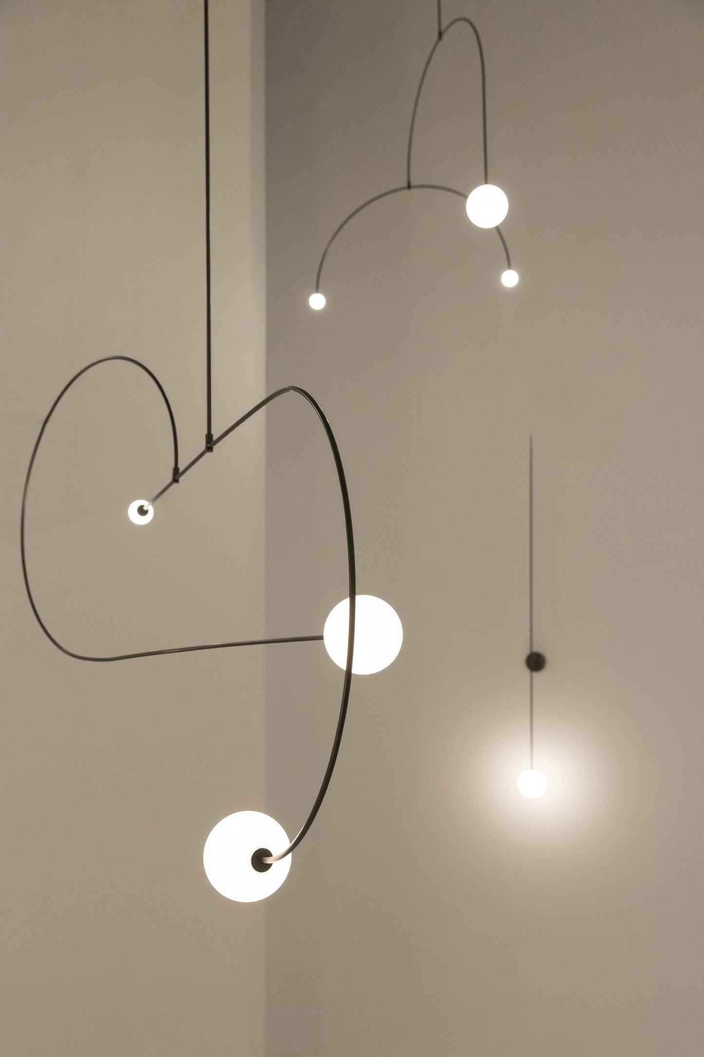 Modern Gold Chandelier | Minimalist Design with Adjustable Height 9