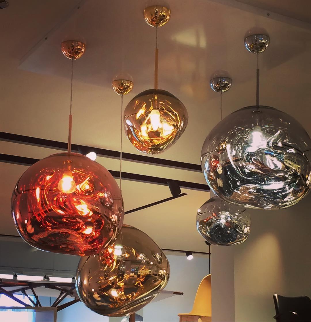 Modern Lava Pendant Lamp | Twisted Copper Design with Adjustable Height 6