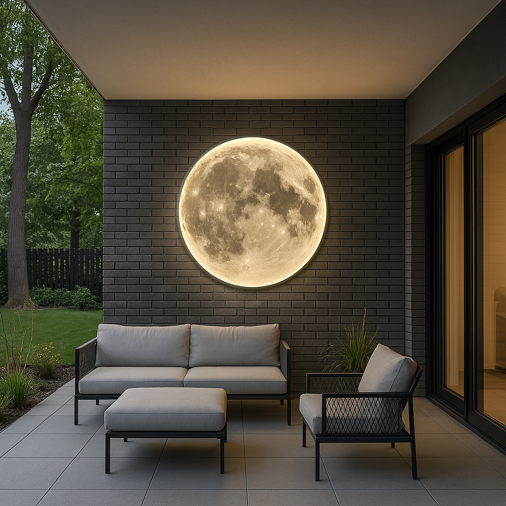 Moon Wall Lamp | Soft LED Glow for Elegant Home Decor 5