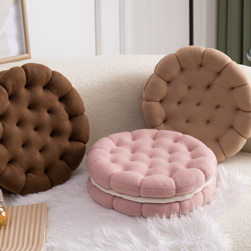 Cookies & Cream Cushion | Soft Plush Throw Pillow for Playful Decor 2