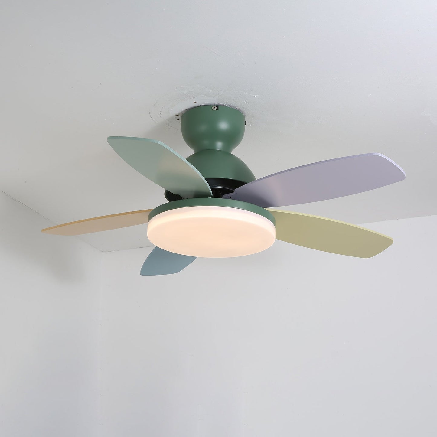 Ceiling Fan Light | Elegant Flower Petal Design with LED Lighting 8