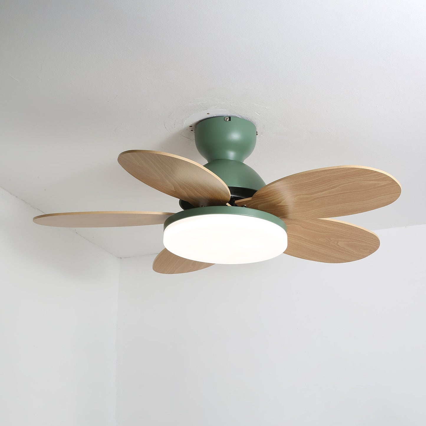Ceiling Fan Light | Elegant Flower Petal Design with LED Lighting 9