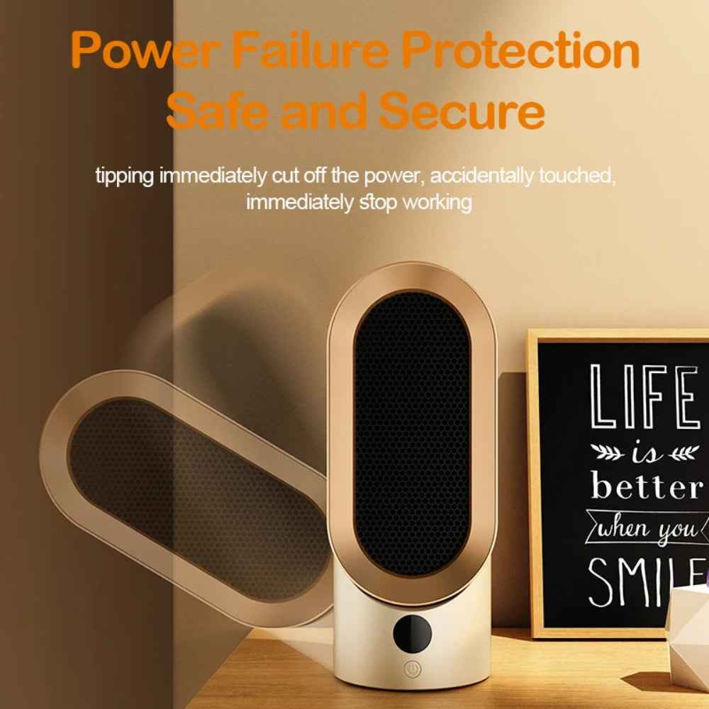Portable Ceramic Space Heater | Fast Heating, Quiet Operation, Energy Efficient 5
