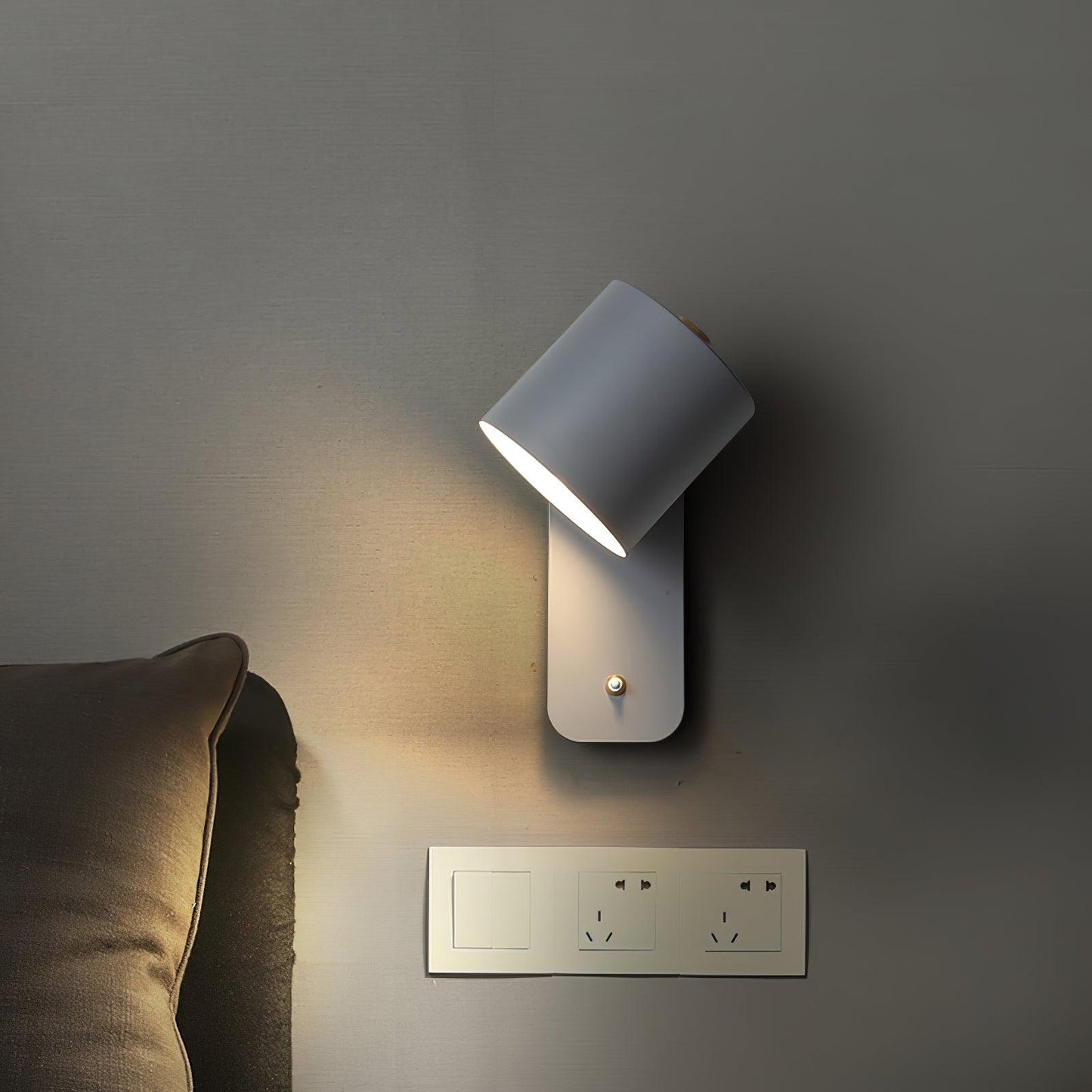 Adjustable Wall Sconce | 350-Degree Rotatable LED Cylinder Lamp 4