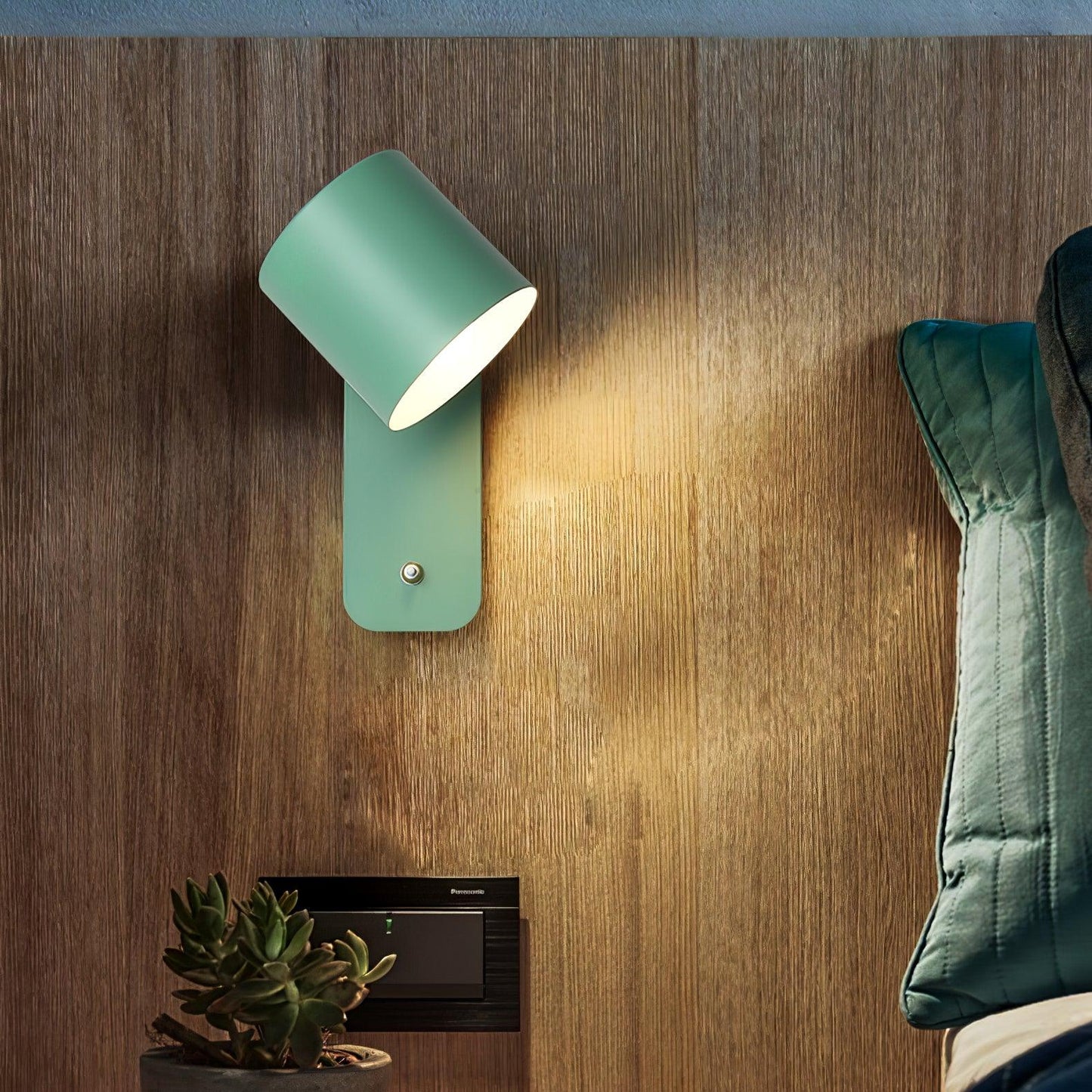 Adjustable Wall Sconce | 350-Degree Rotatable LED Cylinder Lamp 5