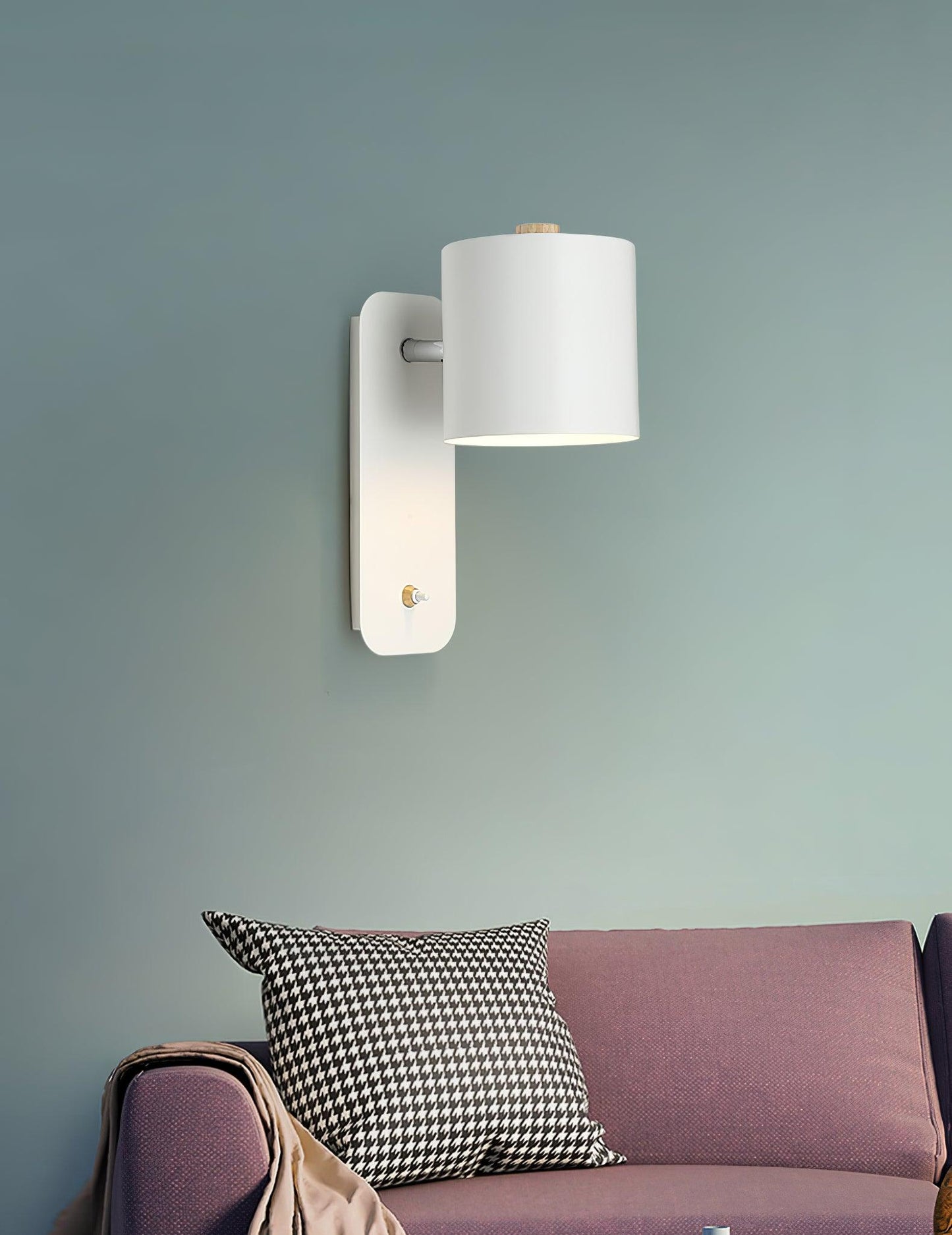 Adjustable Wall Sconce | 350-Degree Rotatable LED Cylinder Lamp 8