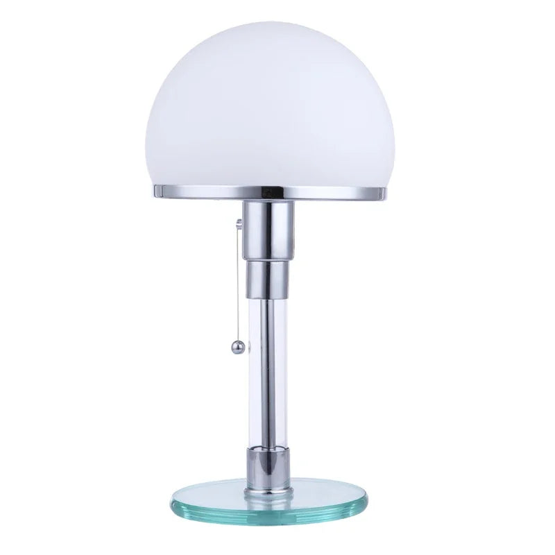 Glass Hemisphere Table Lamp | Bauhaus-Inspired Design with LED Efficiency 7