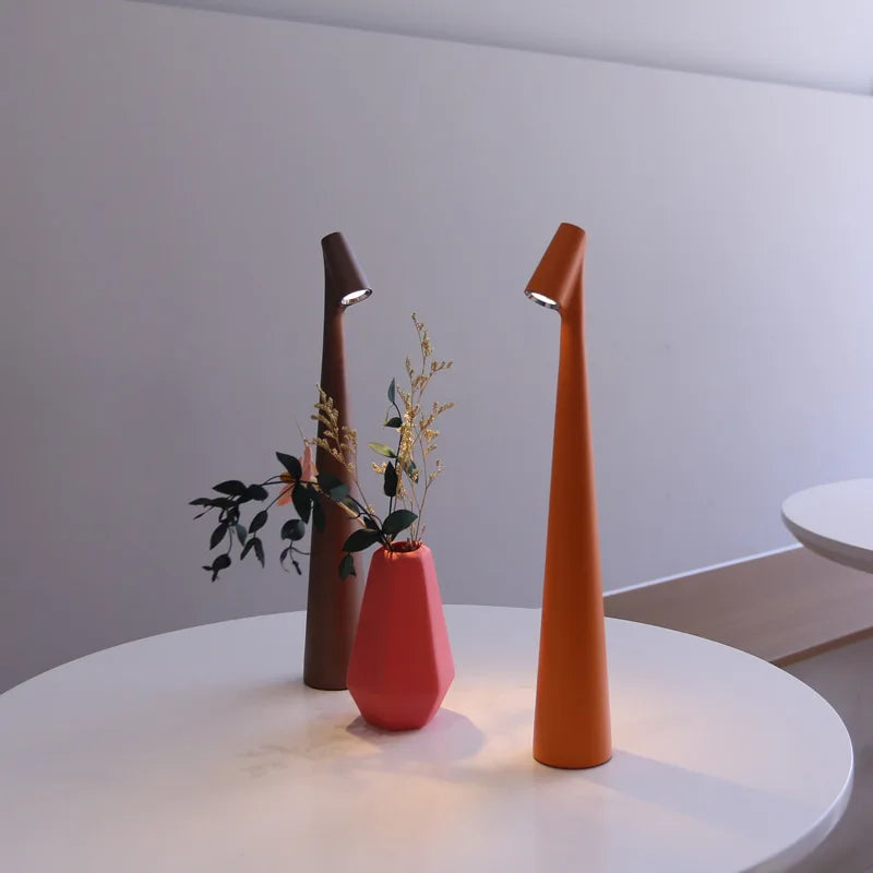Portable Table Lamp | Funky Cone Design with Touch Dimming 2
