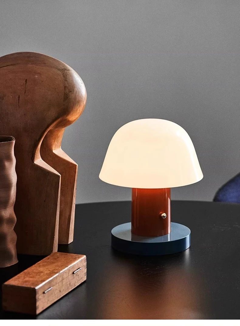 Nordic Mushroom Lamp | Wireless Touch-Activated Dimmable Design 10