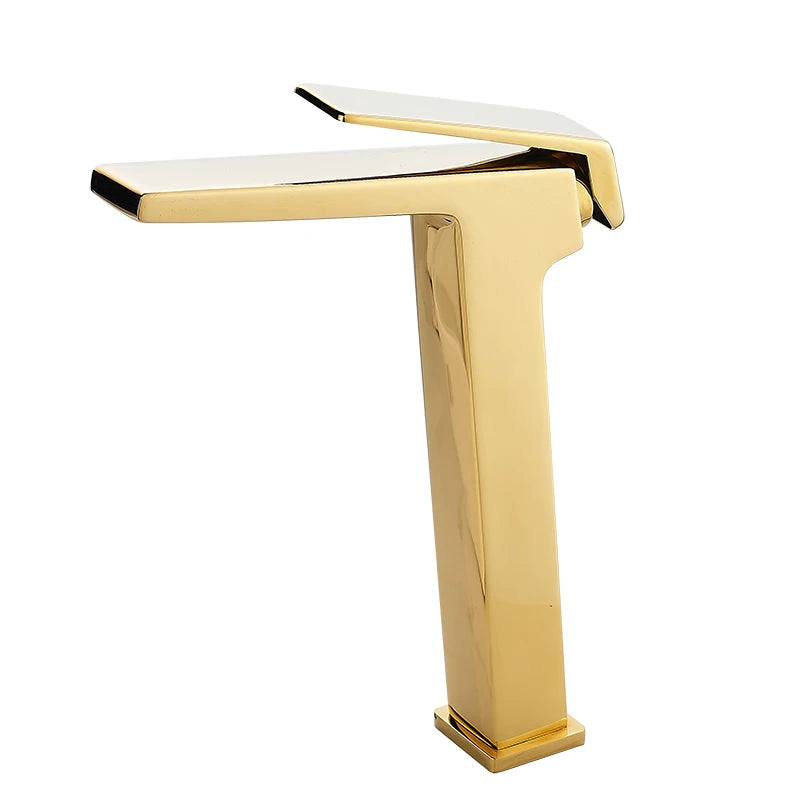 Tall Single Lever Bathroom Faucet | Sleek Modern Design for Style 6