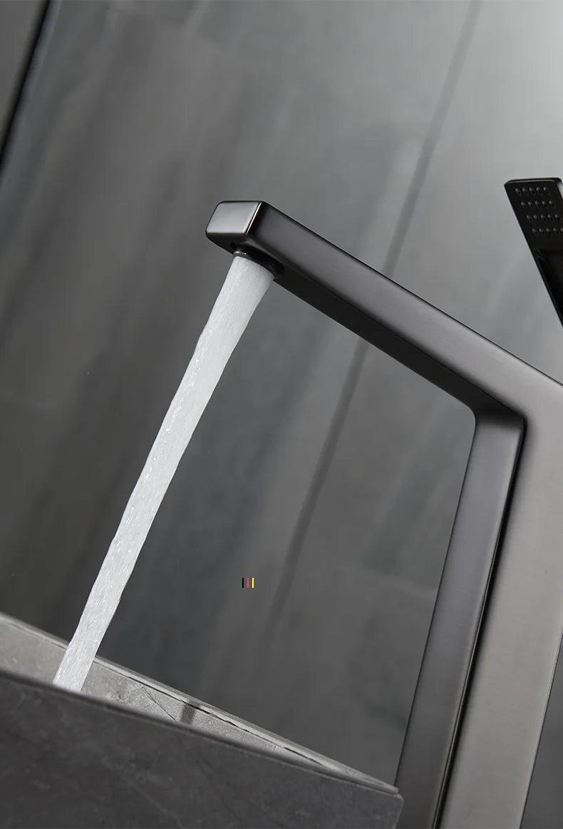 Tall Single Lever Bathroom Faucet | Sleek Modern Design for Style 5