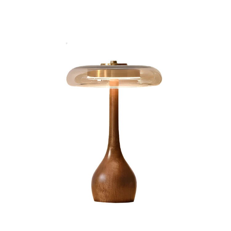 Retro Table Lamp | Vintage Glass Design with Energy-Efficient LED 4