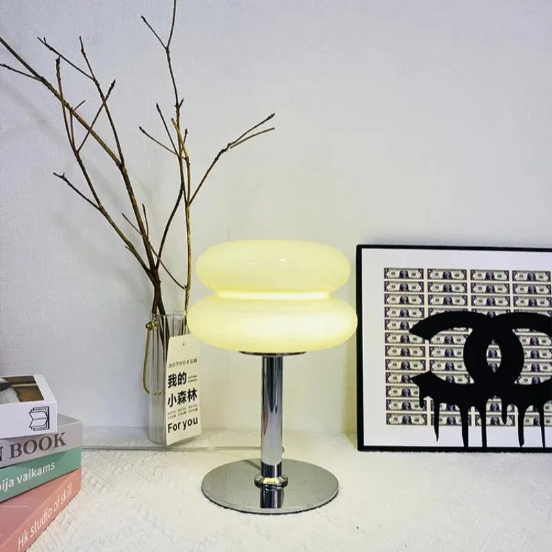 Macaroon Glass Table Lamp | Mid-Century Modern Design with Versatile Lighting 5